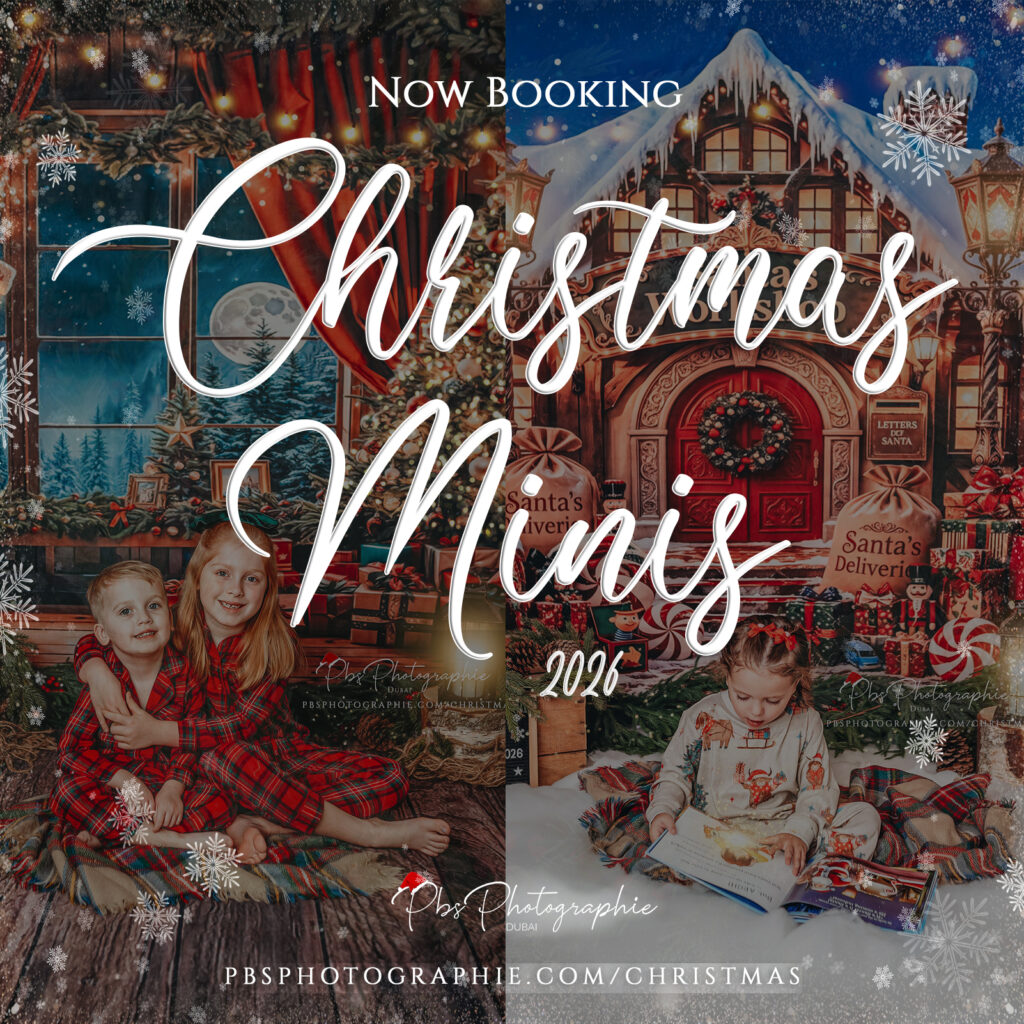 2026 Christmas mini sessions Dubai - Christmas Dubai 2025 - Dubai family photographer - PBS Photographie www.pbsphotographie.com Dubai