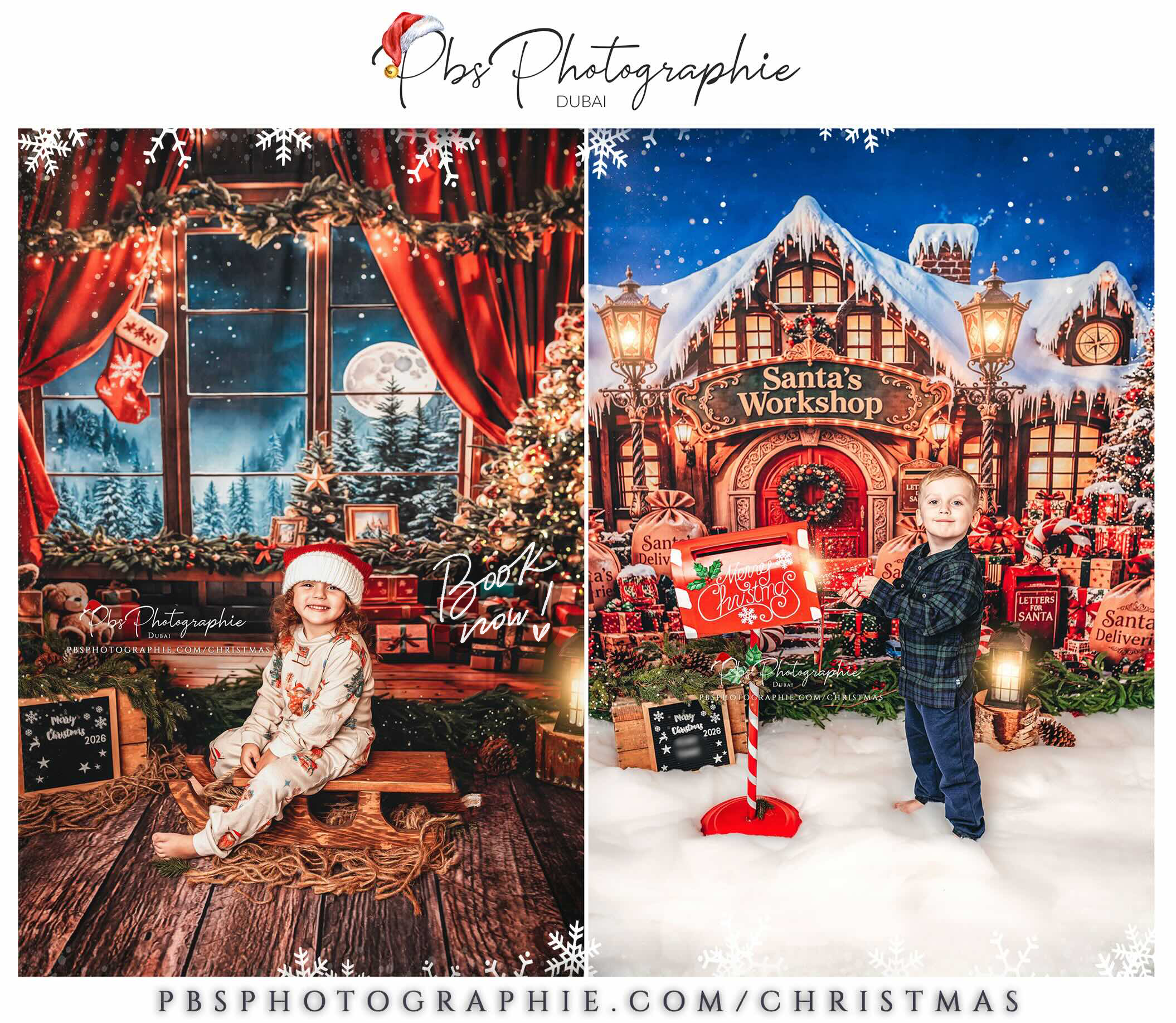 2026 Christmas mini sessions Dubai - Christmas Dubai 2025 - Dubai family photographer - PBS Photographie